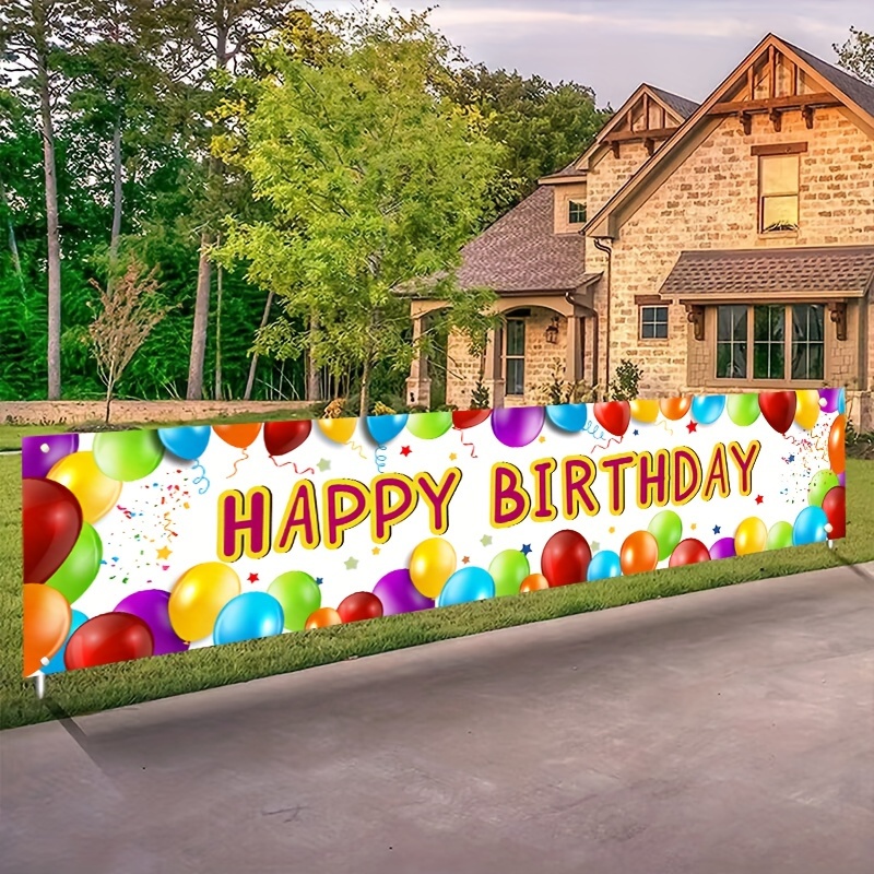 Photography Prompt - Birthday Banner Happy Birthday Sign Balloon