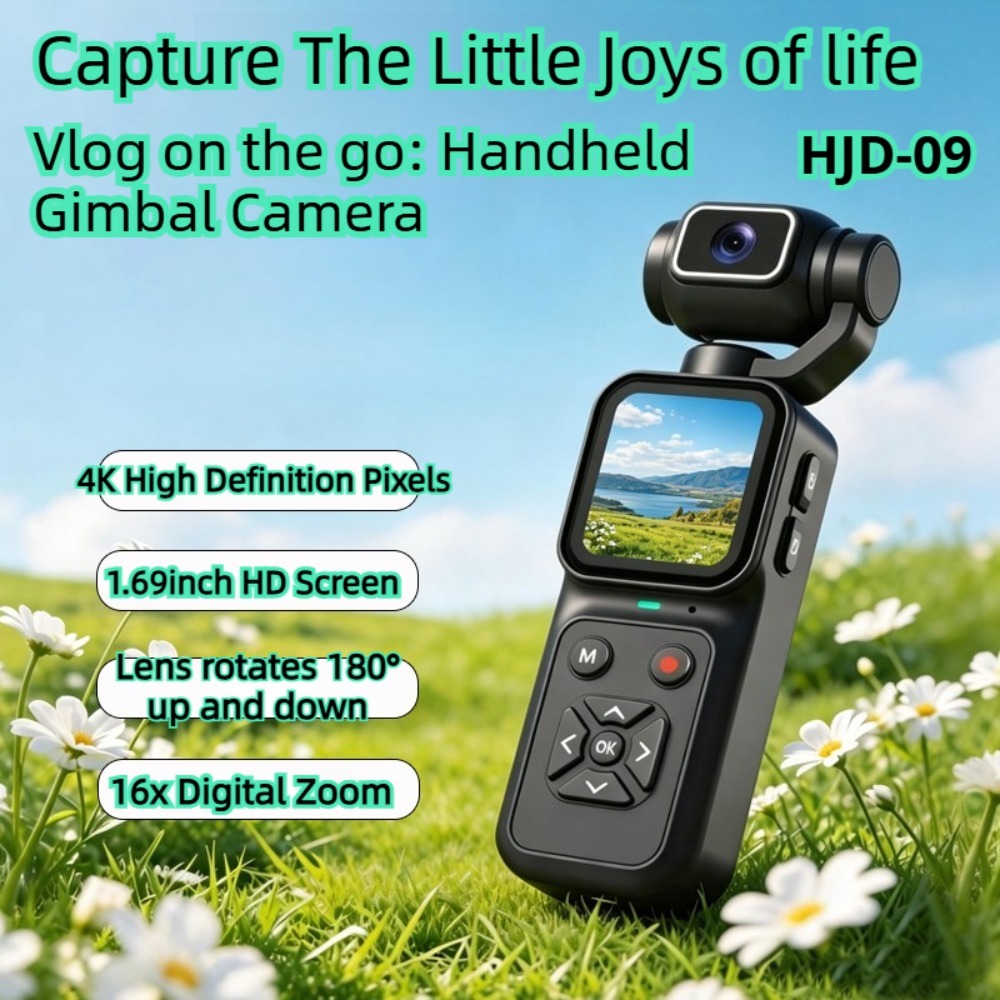 Photography Blog - HJD-09 4K Vlogging Camera 180° Flip