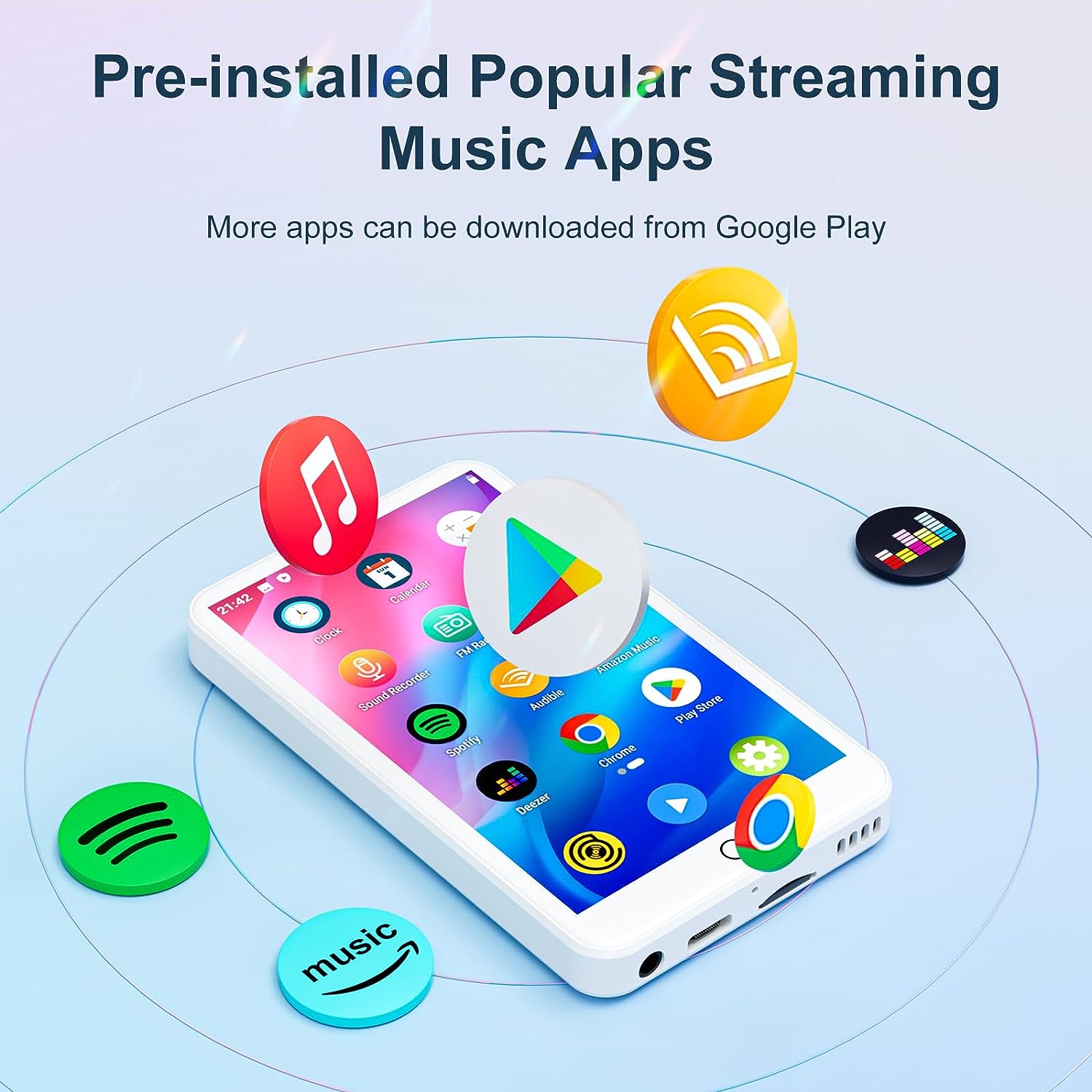 MECHEN 16GB Android 9.0  MP3 P - đánh giá và giá Photography Game