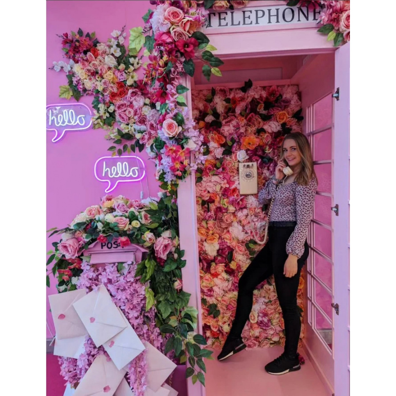 custom.Pink Telephone Booth wi - đánh giá và giá Photography Prompt