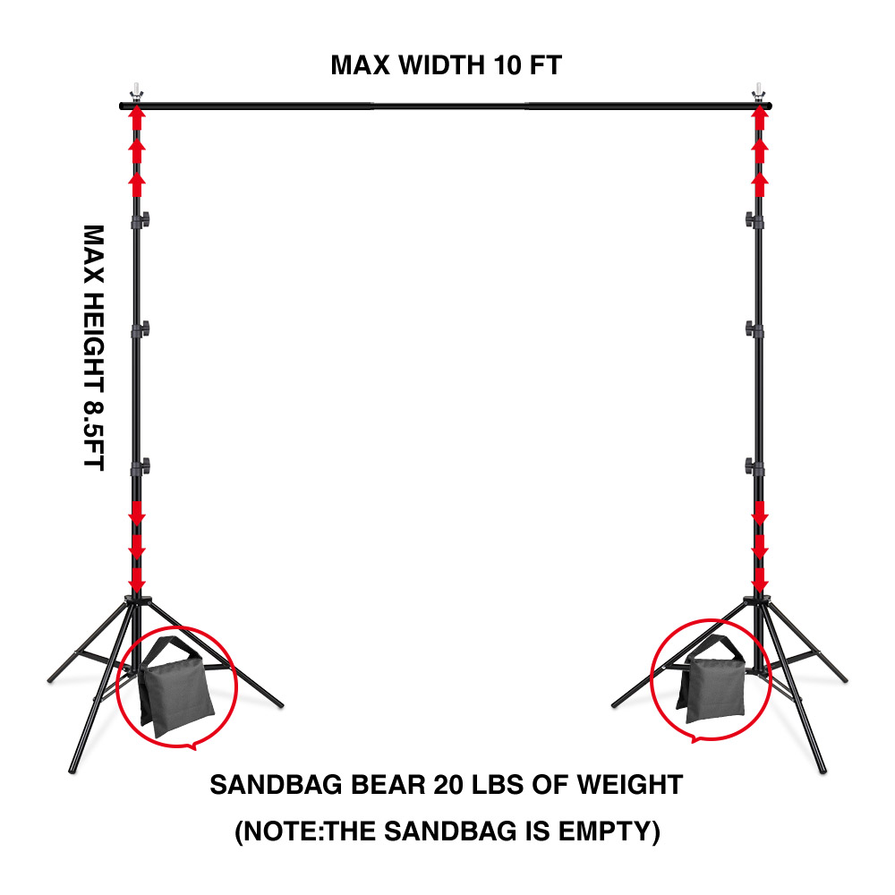 Backdrop Stand Video Photo Vid - đánh giá và giá Photography Hacks
