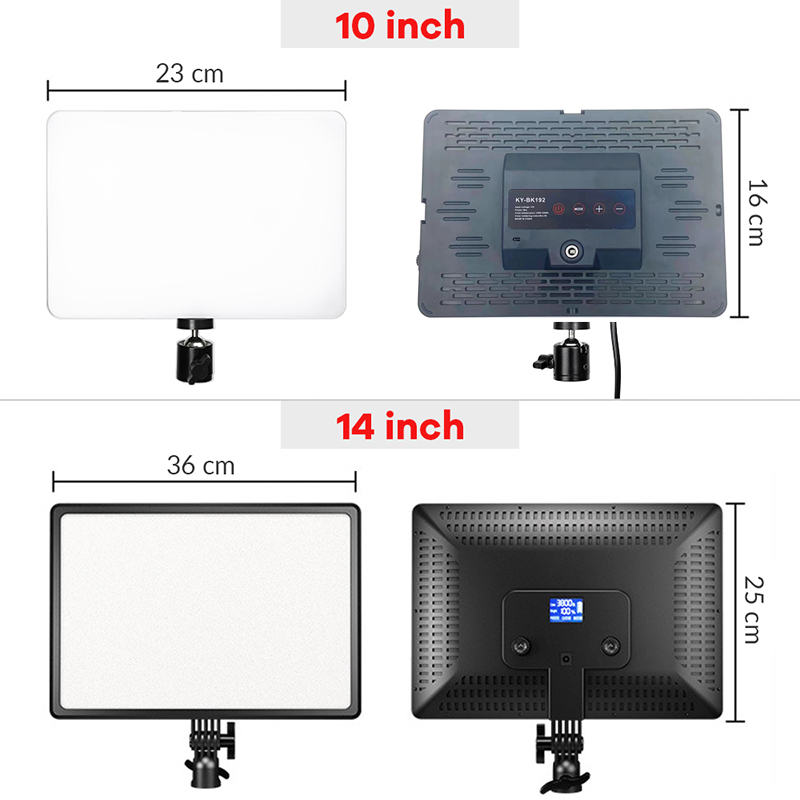 14inch 10inch LED Video Light  - đánh giá và giá Photography Gear