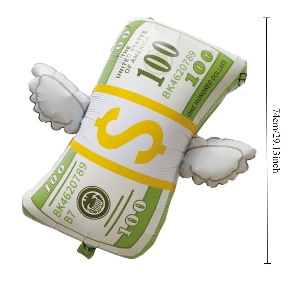 5pcs Money Foil Balloons 100 D - đánh giá và giá Photography Prompt