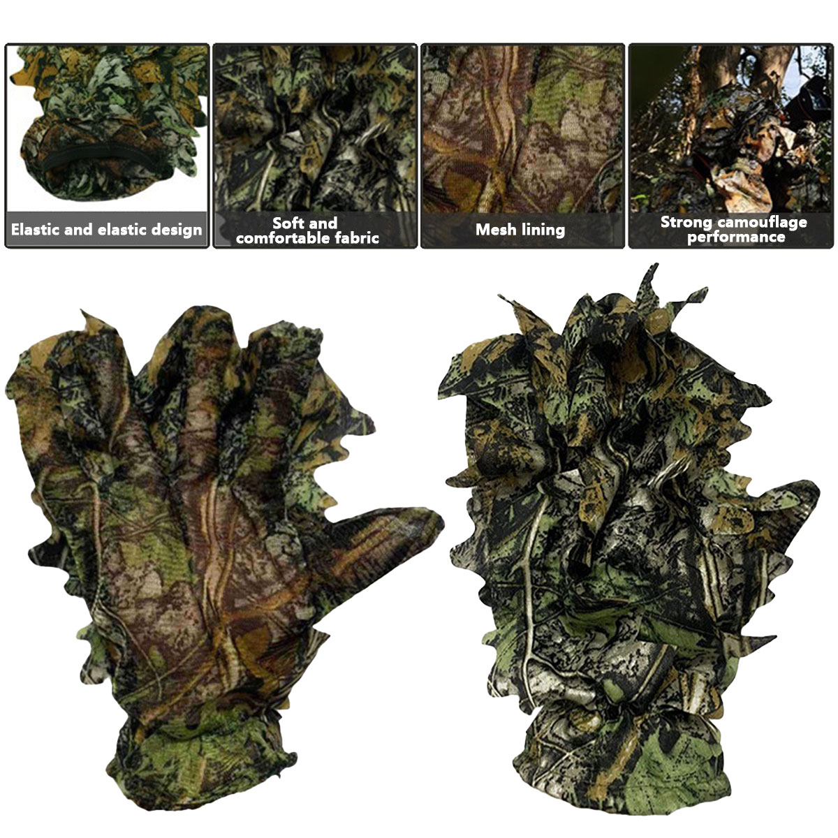 3D Camouflage Leaf Hunting Glo - đánh giá và giá Photography Gear